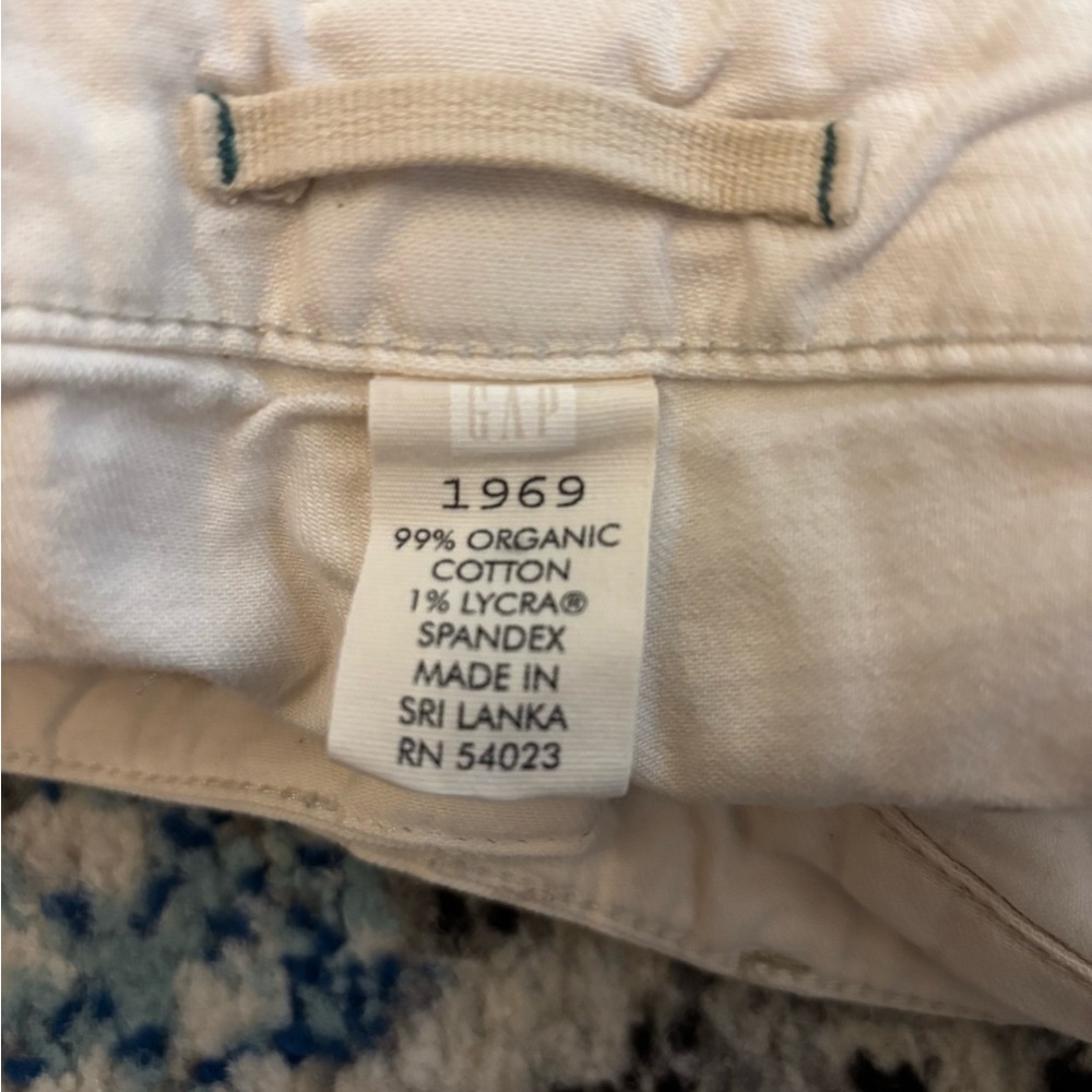 Y2K Women's Organic Cotton Cream flare Jeans - Picture 2 of 11